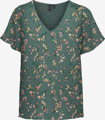 VERO MODA Bluse 'SMILLA' i grøn: forside