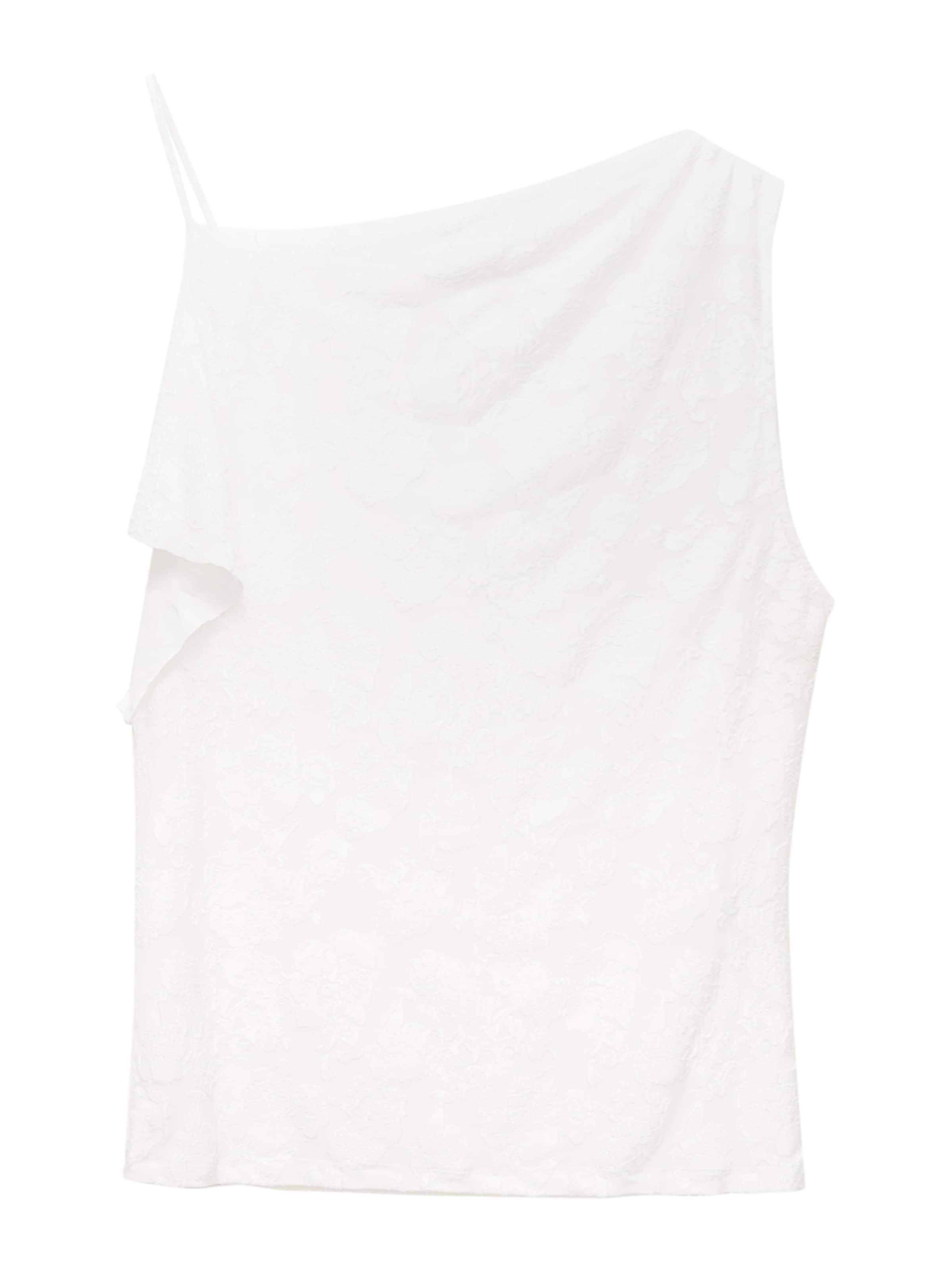 Top di Pull&Bear in bianco: frontale
