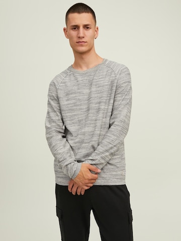 JACK & JONES Pullover 'Berg' i grå: forside