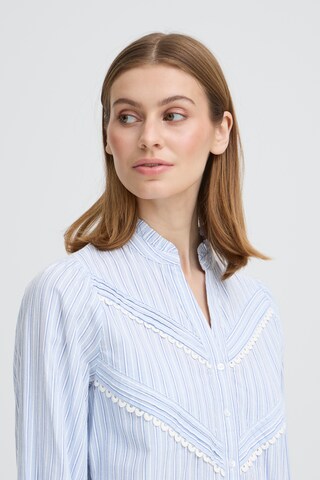 Chemisier 'IHLitu' ICHI en bleu