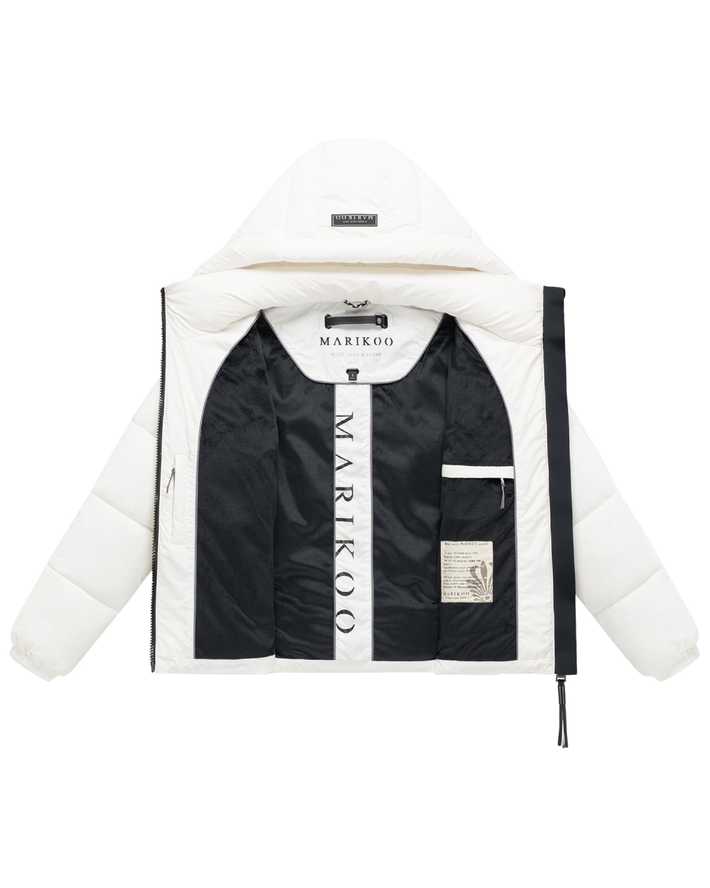 MARIKOO Winter jacket 'Pinaa XVI' in White