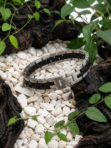 Holzwerk Bracelet 'SANDASEE' in Silver