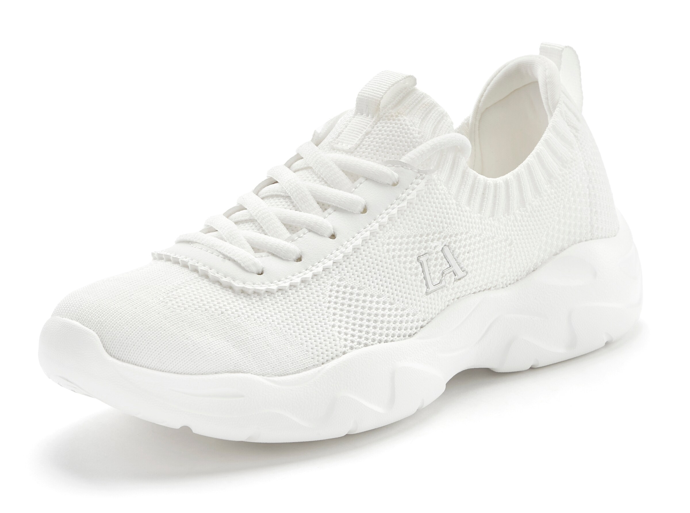 LASCANA ACTIVE Athletic Shoes in White: front