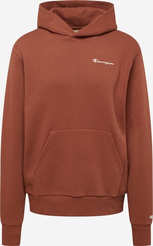 Champion Authentic Athletic Apparel Sweatshirt in Brown: front