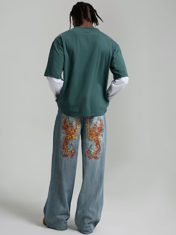 Ed Hardy - Camiseta '1971 Skull' en verde