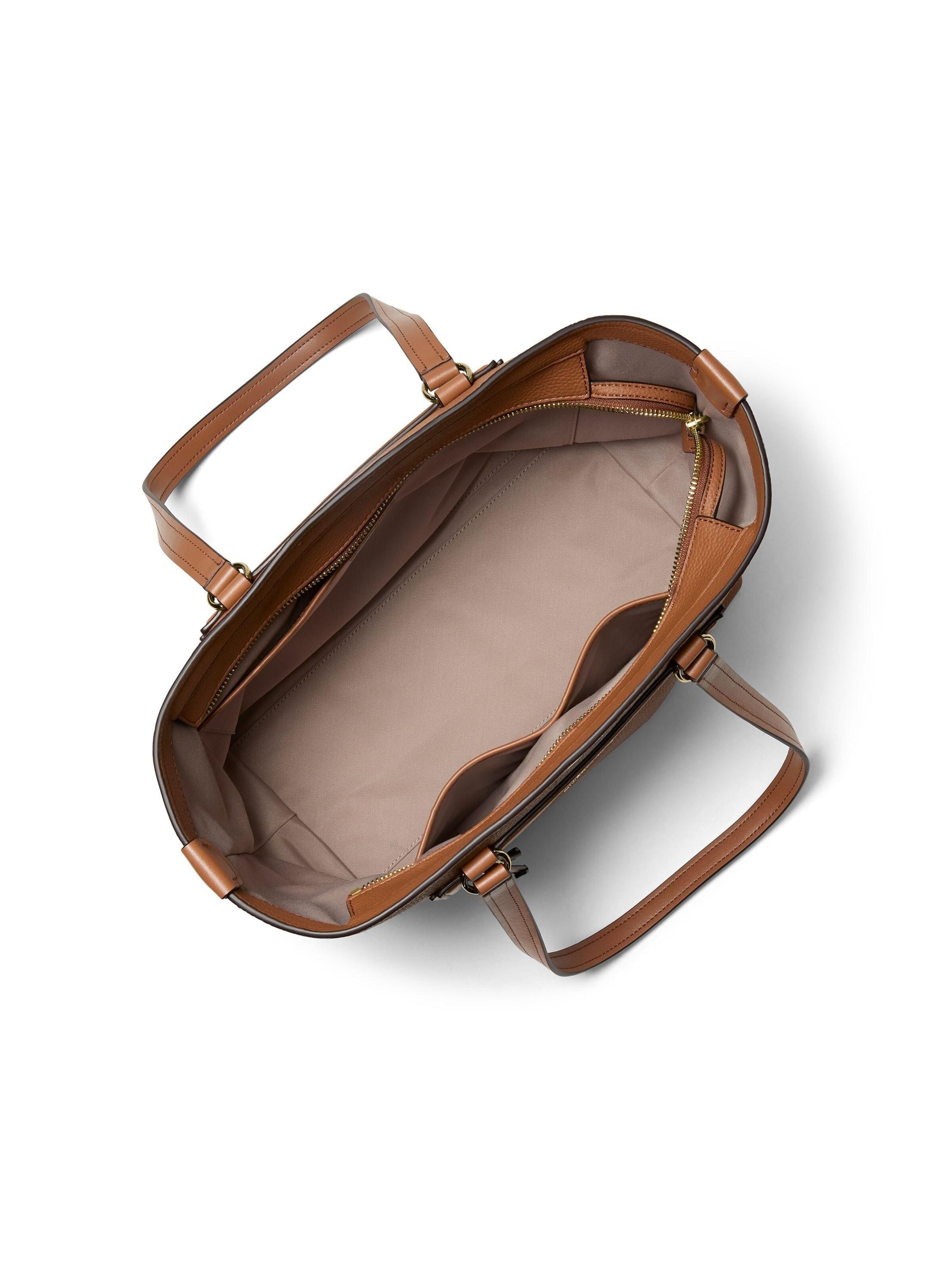MICHAEL Michael Kors Shopper 'Michael Kors Cabas Cuir Jet Set Travel 30S6GTVT2L Marron' in Bruin