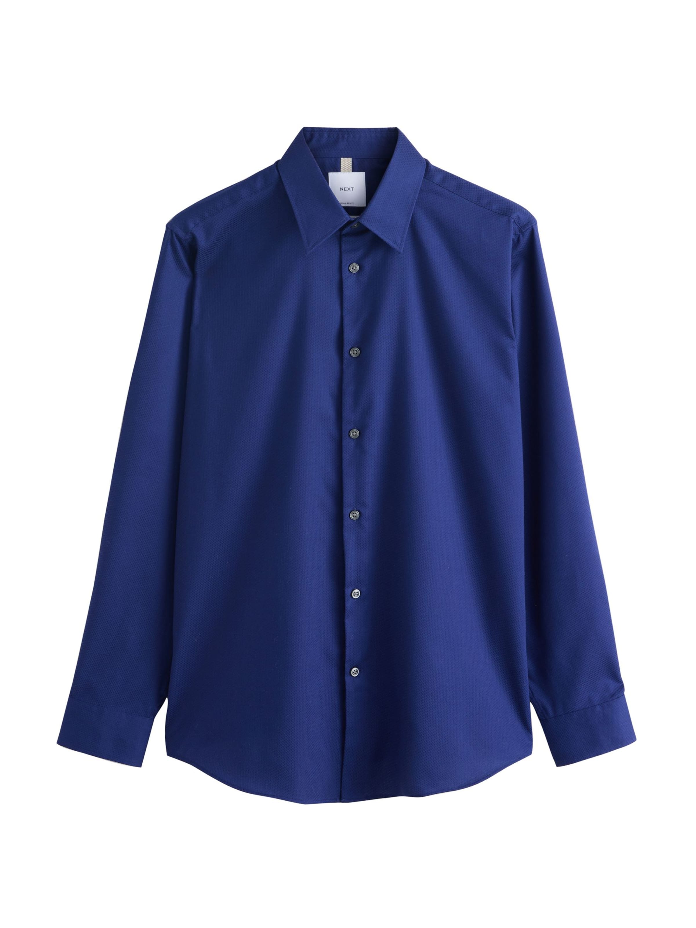 Next Chemise en XS-S en bleu outremer, Vue avec produit