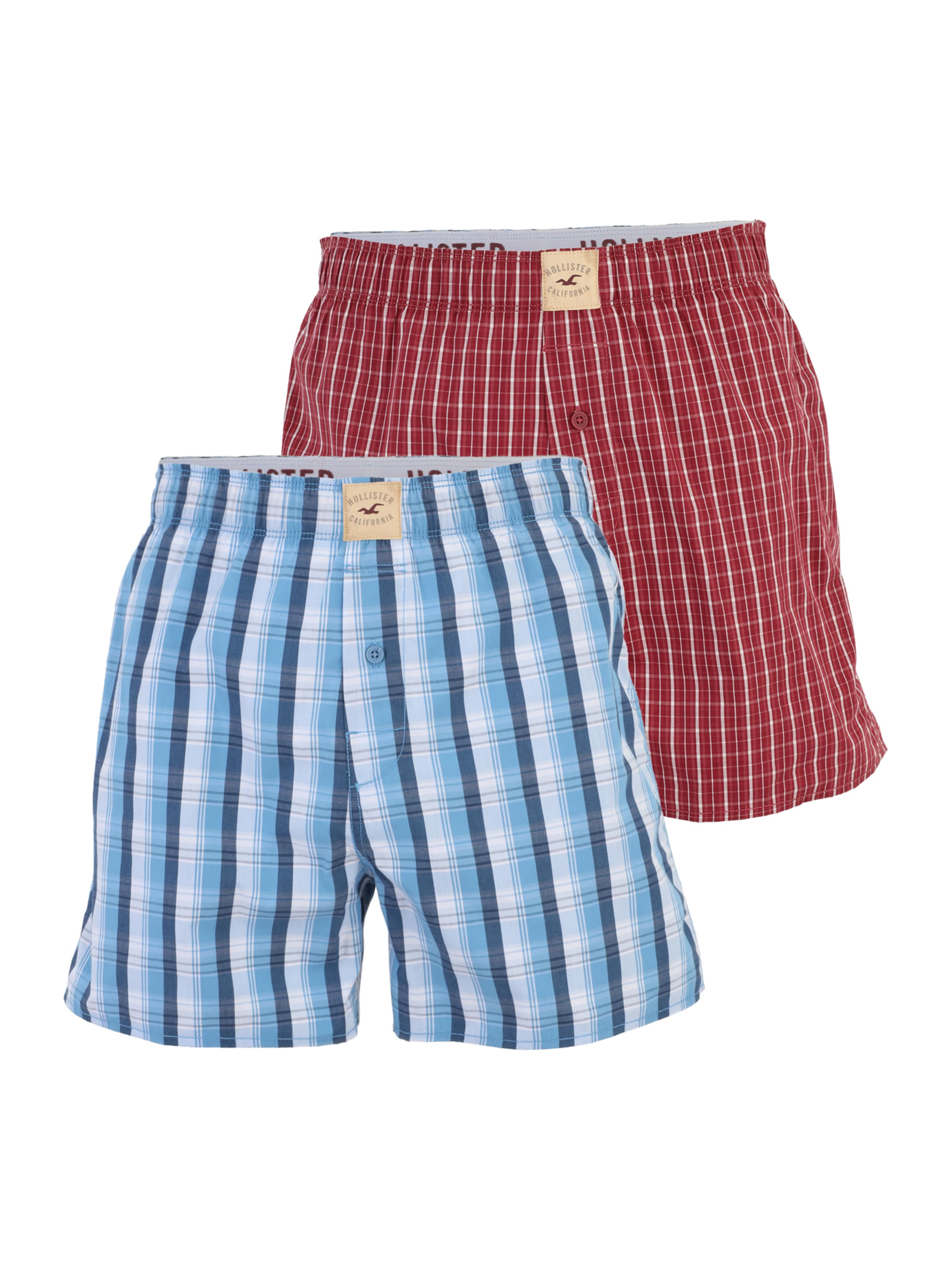 HOLLISTER Boxeralsók - kék: elől