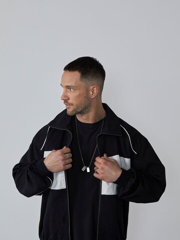 Geacă de primăvară-toamnă 'Jean' de la DAN FOX APPAREL pe negru