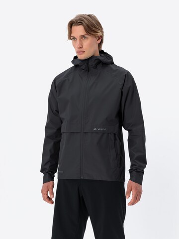 VAUDE Outdoorjas 'Loamer' in Zwart: voorkant