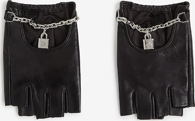 Karl Lagerfeld Kurzfingerhandschuhe in schwarz, Produktansicht
