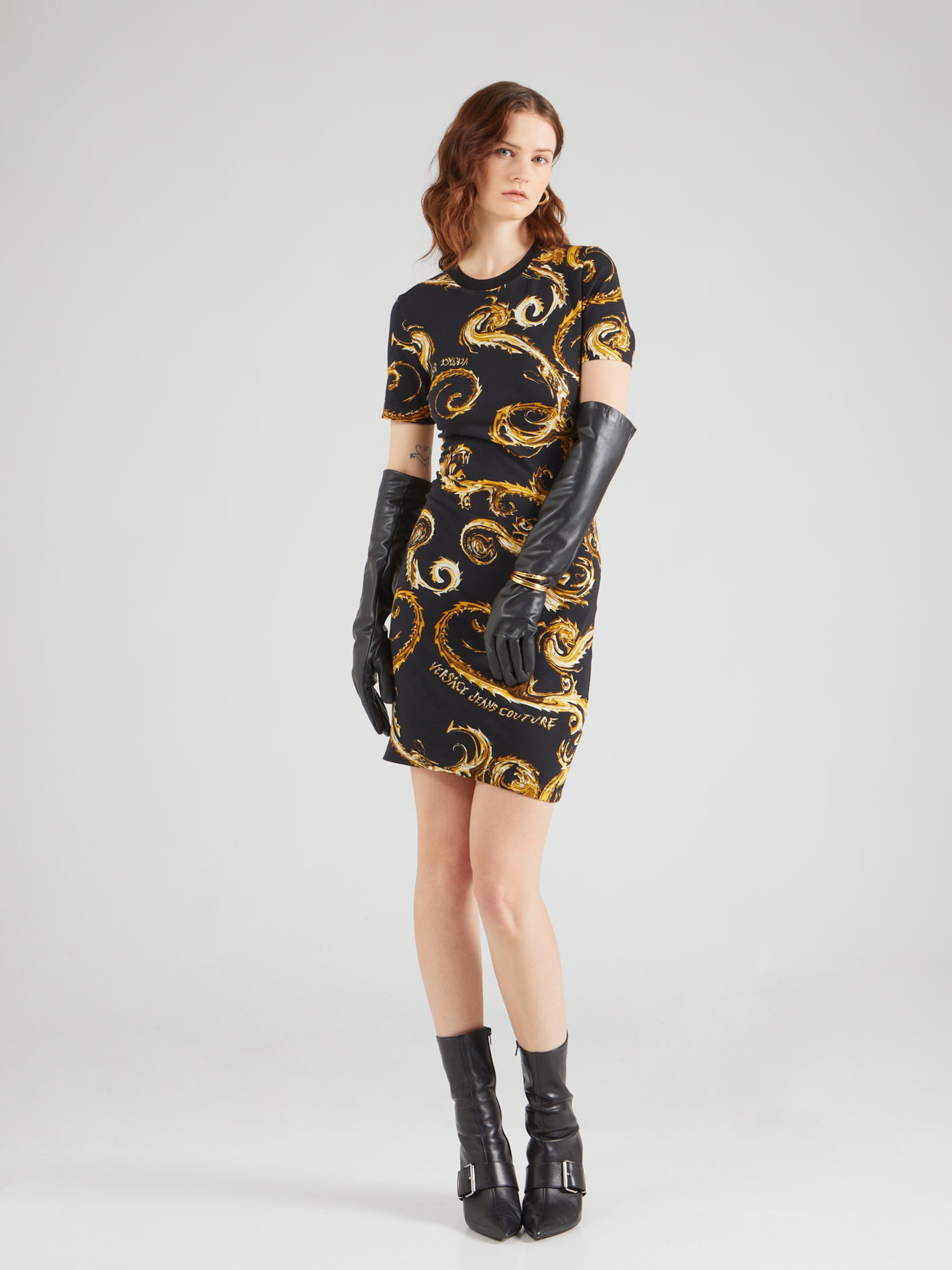 Robe Versace Jeans Couture en Noir ABOUT YOU