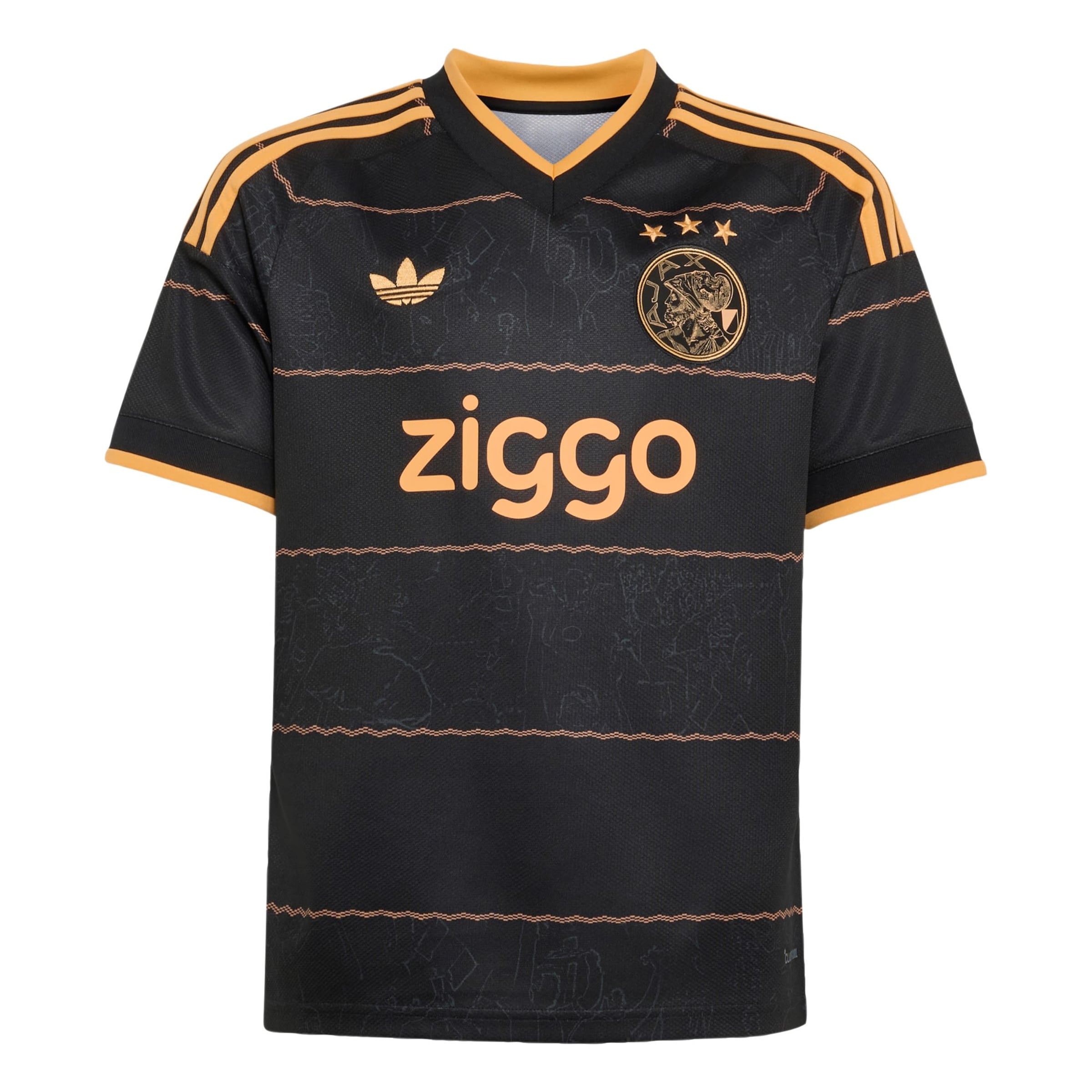 T-Shirt fonctionnel 'Ajax Amsterdam 26/27' ADIDAS PERFORMANCE en noir : devant