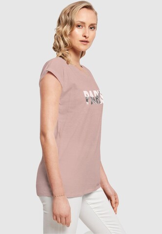 Merchcode Shirt 'Paris Eiffel Tower' in Pink