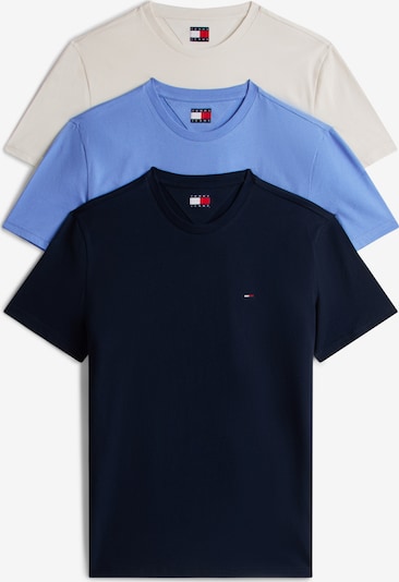 Tommy Jeans Majica u mornarsko plava / golublje plava / svijetlosiva, Pregled proizvoda