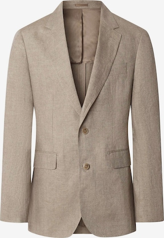 Hackett London Regular Fit Sakko 'DELAVE HOPSACK' in Beige: Vorderseite