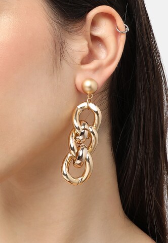 SOHI Ohrringe ' Karlee ' in Gold