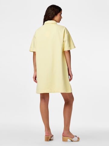 PIECES Shirt Dress 'PCSKY' in Yellow