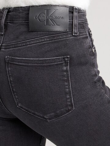 Calvin Klein Jeans Flared Jeans in Zwart