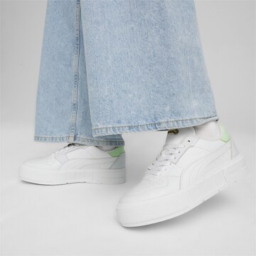 PUMA Platform trainers 'Cali Court' in White: front
