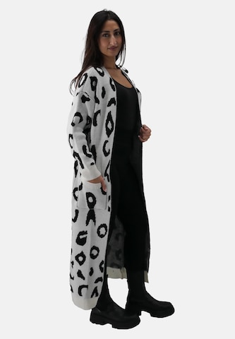 Elara Lang cardigan i grå