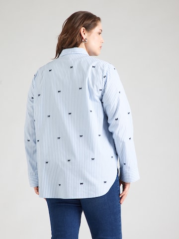 Chemisier 'CARNEW LINA GRACE' ONLY Carmakoma en bleu
