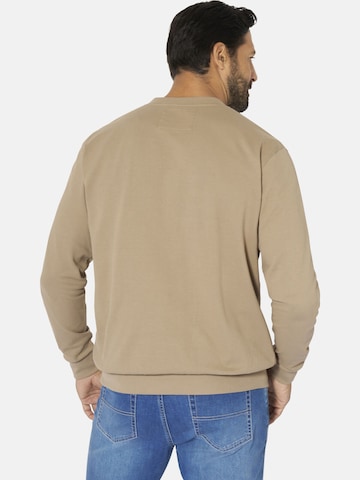 Jan Vanderstorm Sweatshirt 'Viljar' in Beige