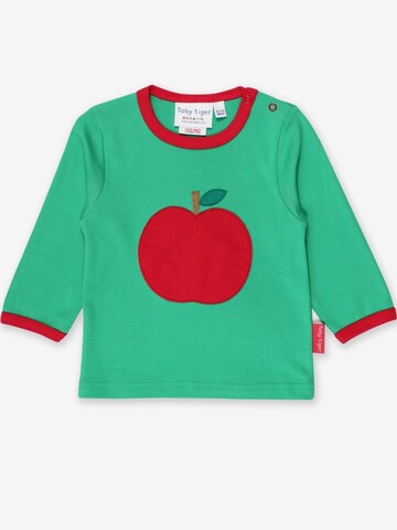 Toby Tiger Shirt 'Apfel' in Grün: Vorderseite
