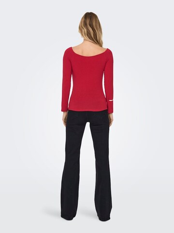 Maglietta 'ONLGlamour' di ONLY in rosso