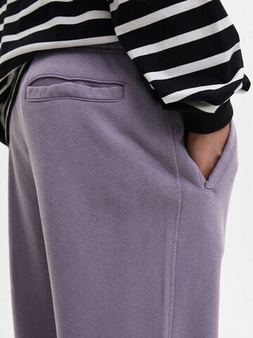 Pull&Bear Tapered Hose in Lila