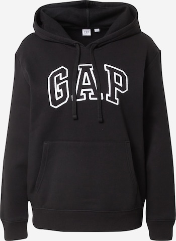 GAP - Sweatshirt 'HERITAGE' em preto: frente