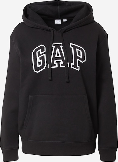 GAP Sweater majica 'HERITAGE' u crna / bijela, Pregled proizvoda