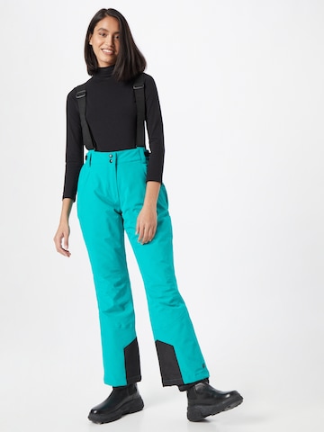 KILLTEC Regular Workout Pants 'Erielle' in Green: front