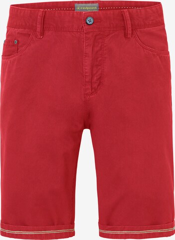 REDPOINT Slimfit Chinohose in Rot: predná strana