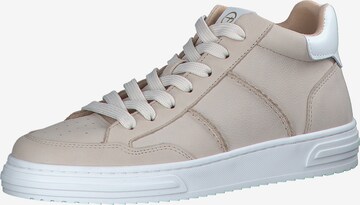 TAMARIS Sneaker high i brun: forside