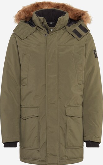 Parka de iarnă Calvin Klein Jeans pe verde închis, Vizualizare produs