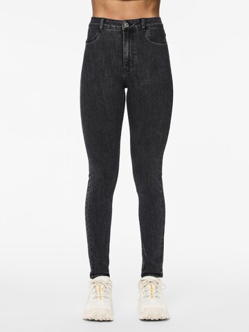 PIECES Skinny Jeans 'PCDea' in Grey: front