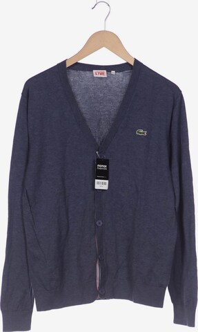 Lacoste LIVE Sweater & Cardigan in L in Blue: front