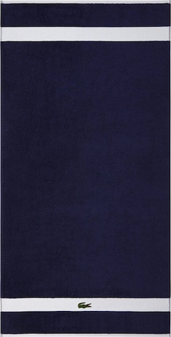 LACOSTE Handtuch 'LCASUAL' in Blau: Vorderseite