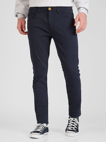 Regular Pantalon chino BLEND en bleu : devant