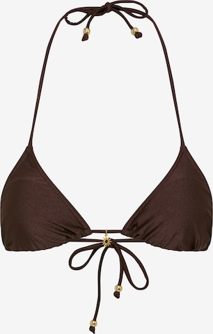 LSCN by LASCANA Треугольник Верх бикини 'Mix-Kini' в Коричневый: спереди