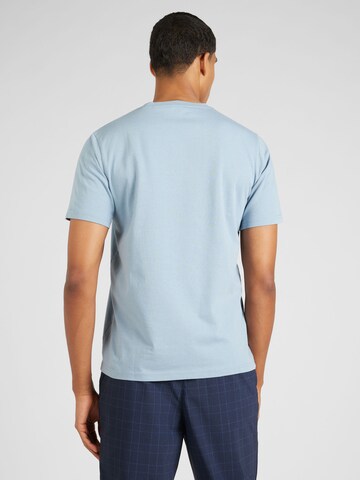 KnowledgeCotton Apparel Shirt 'ALDER' in Blue