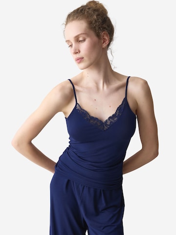 Haut ' Red Label Amourette ' TRIUMPH en bleu : devant