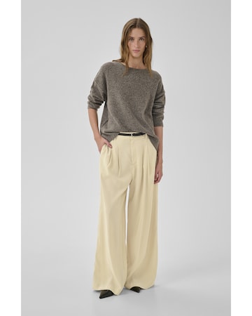 My Essential Wardrobe Wide leg Broek 'MWMindy' in Geel