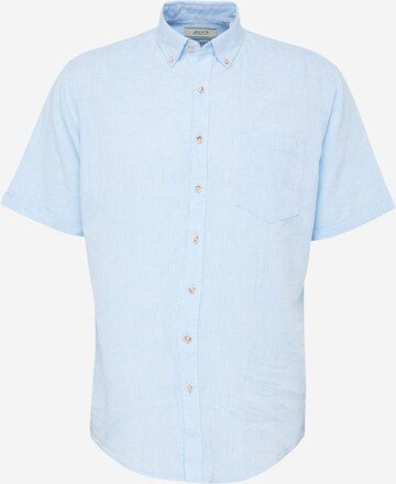 Jack's Comfort fit Button Up Shirt in Blue: front