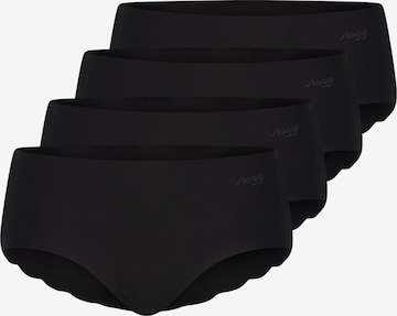 SLOGGI Boyshorts 'ZERO Microfibre 2.0' in Black: front