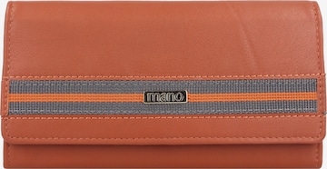 mano Wallet in Brown: front