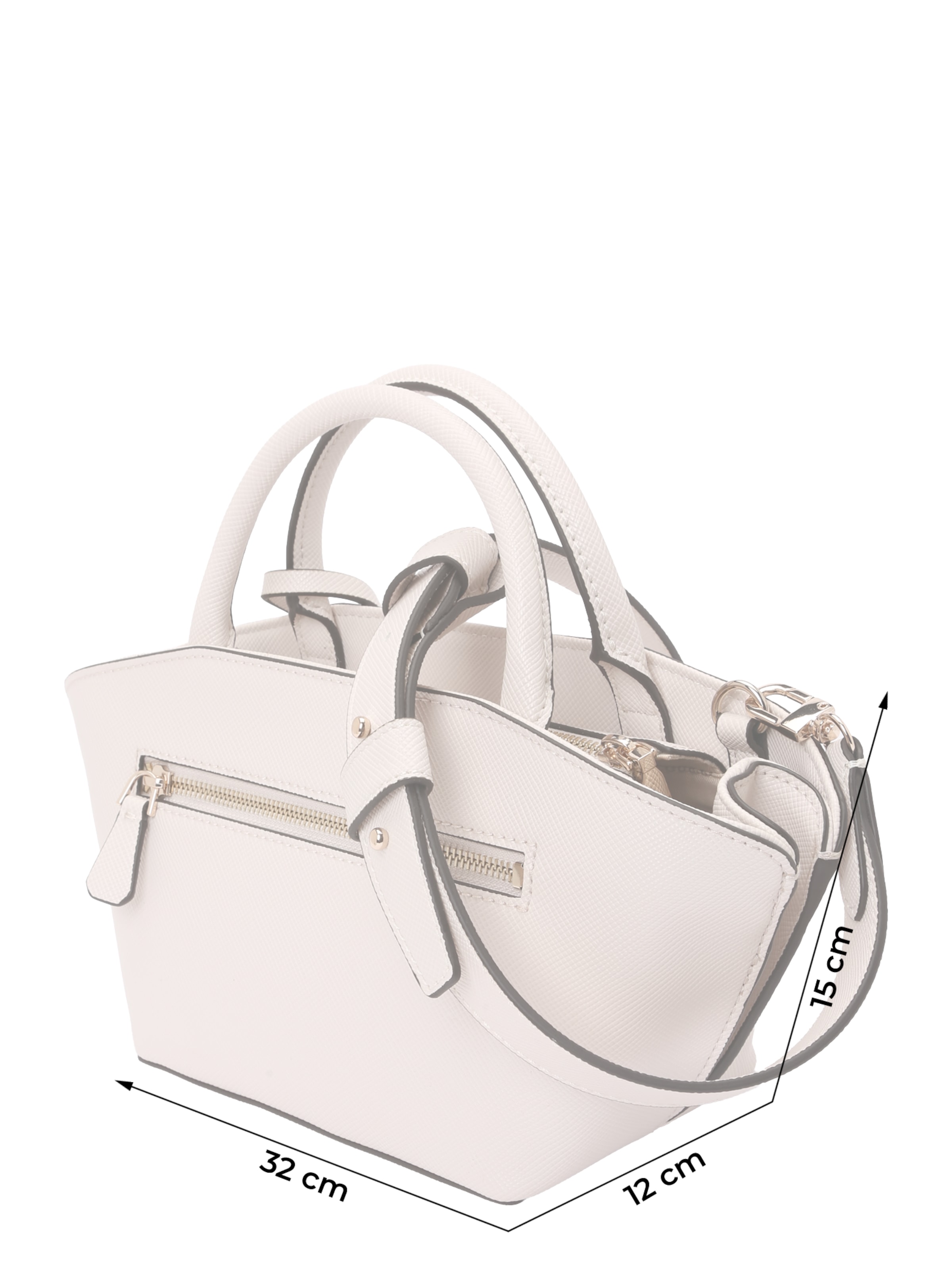 Borsa a mano 'BOLENA MINI SATCHEL' di GUESS in grigio