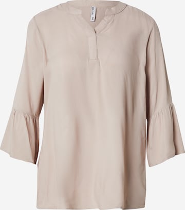 Sublevel Bluse in Beige: Vorderseite
