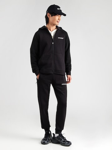 melns JACK & JONES Treniņtērps 'JPSTGORDON THATCHER': no priekšpuses